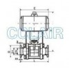 GUQ-10(KF)，GUQ-16(KF)，GUQ-25(KF)，GUQ-32(KF)，氣動高真空球閥