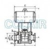 GUQ-10(F)，GUQ-16(F)，GUQ-25(F)，GUQ-32(F)，GUQ-40(F)，氣動高真空球閥