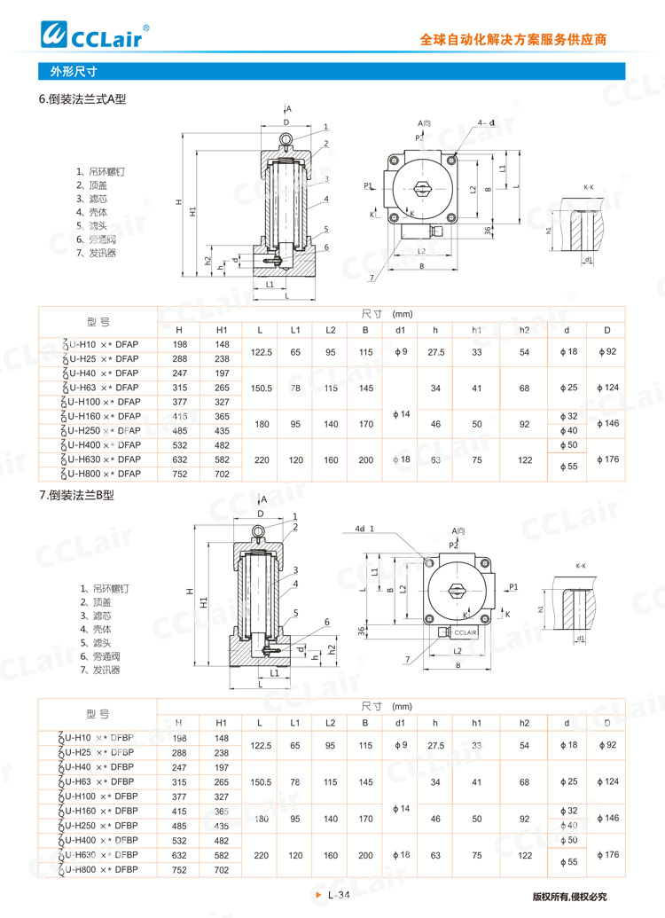 ZU-H、QU-H系列壓力管路過濾器-6