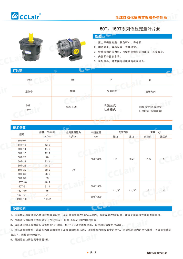 50T、150T系列低壓變量葉片泵-1