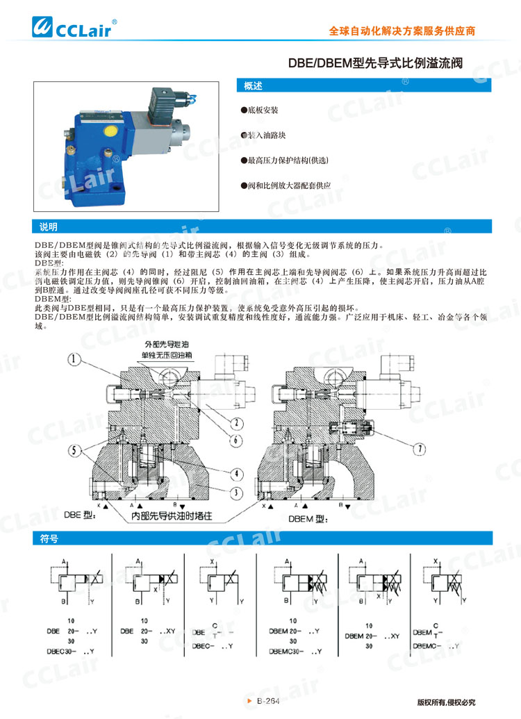 DBE、DBEM型先導(dǎo)式比例溢流閥-1