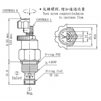 CNC-102-L2.0N，CNC-122-L2.0N流量閥集流閥