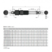 BDK64-50/100/150 BDK85-50/90/125/165，大型可調(diào)節(jié)液壓緩沖器BDK4225~115250