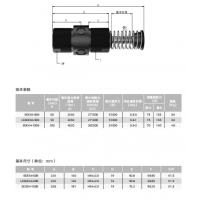 BDE64-50/100B，LEBDE64-50B，BDE64-50/100,LEBDE64-50，大型可調(diào)節(jié)液壓緩沖器BDE6425-64150